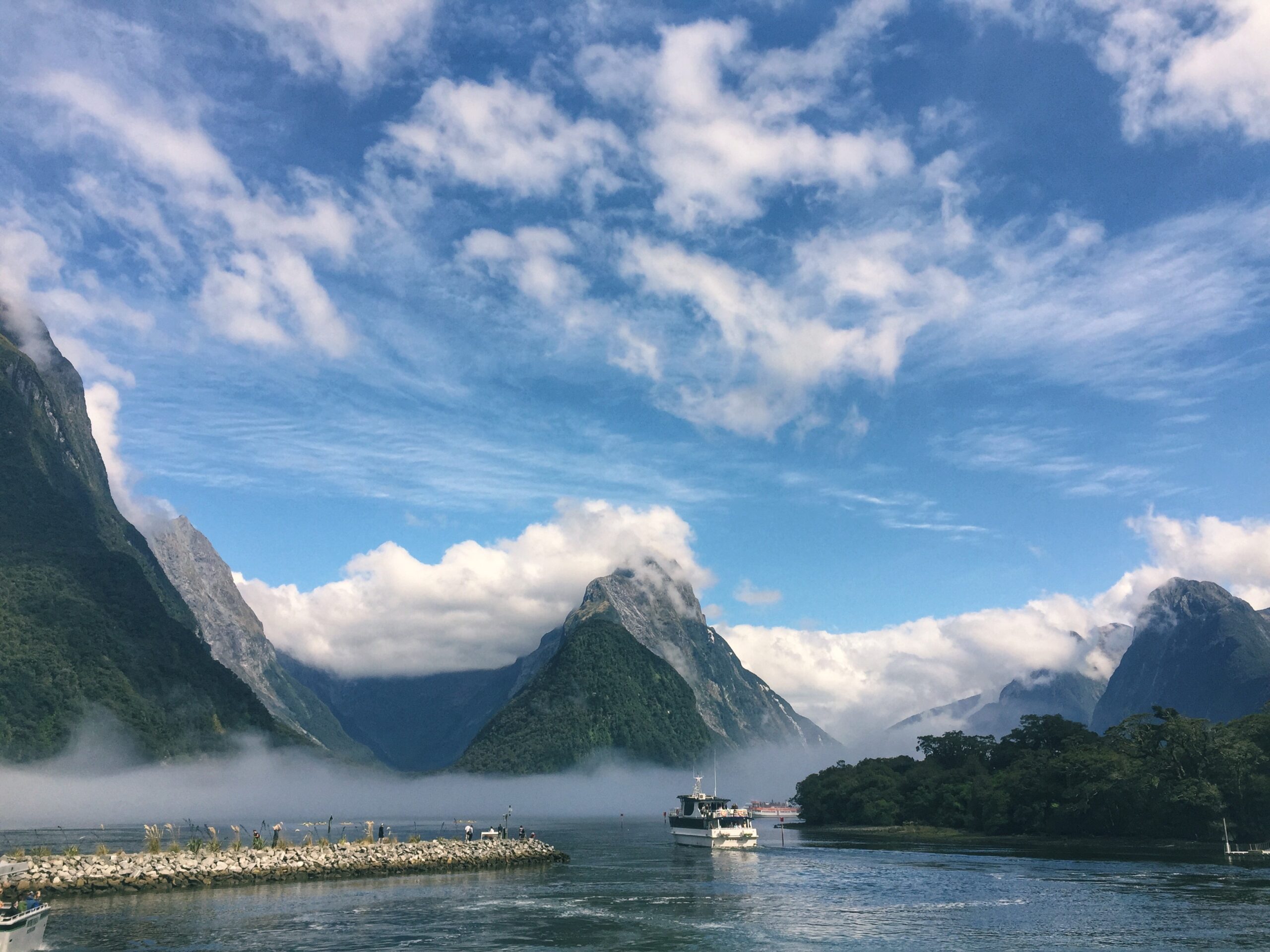 milford sound port, new zealand