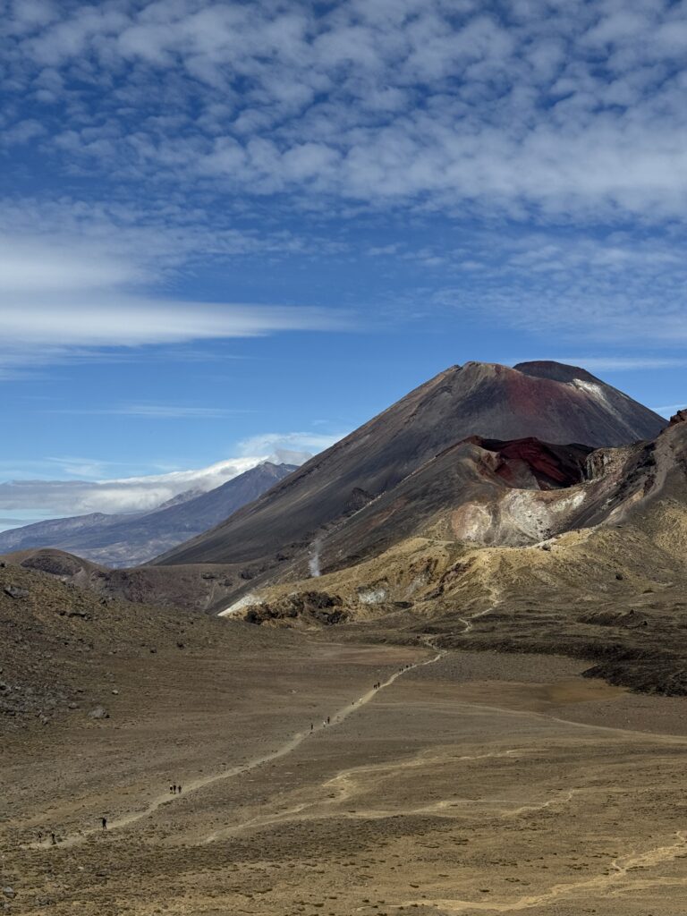 mount doom- tongariro crossing hike, new zealand.